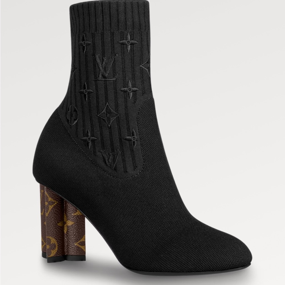 Louis Vuitton silhouette ankle boot , black size 37